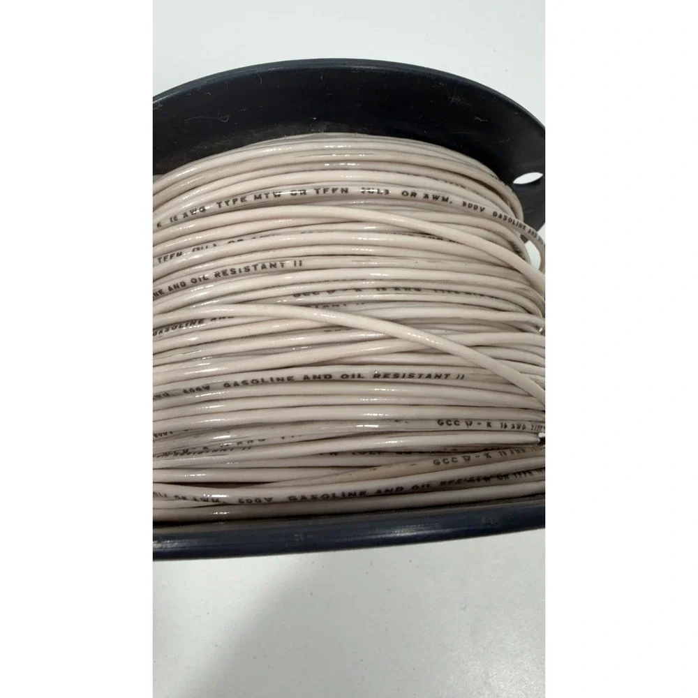 GCC 16 AWG Type MTW TFFN Wire 600V Gasoline Oil Resistant Tan Spool Tech